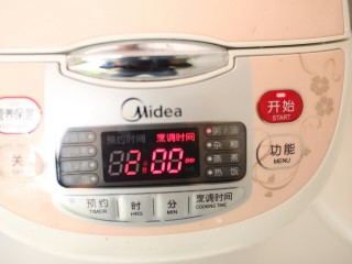 5、四味养阴粥,按下煮粥键即可