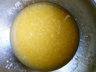 4、桃酥饼,混合均匀