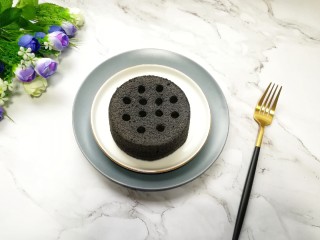 18、蜂窝煤戚风蛋糕,可以以假乱真了。