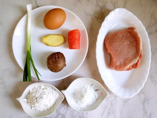 1、#宝宝辅食#自制午餐肉,备好食材