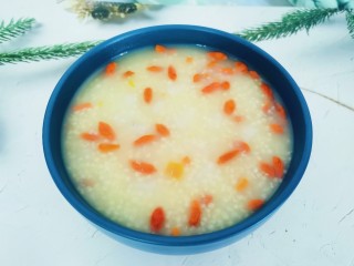 15、山药枸杞粥,山药枸杞成品图