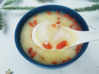 16、山药枸杞粥,很暖胃哦