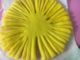 24、向日葵豆沙面包,直到全部完成