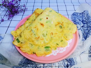 13、青椒鸡蛋饼,装盘美美的拍一张