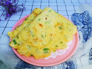 14、青椒鸡蛋饼,成品图!