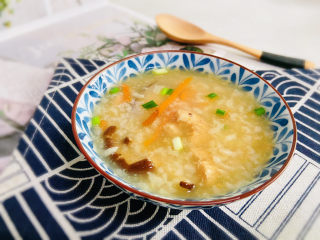 17、香菇滑鸡粥,成品图