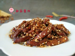 13、#猪年#麻辣孜然猪肉干,敏茹意作品～