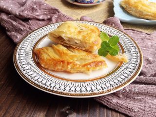 14、飞饼版  快手香蕉派,完成。