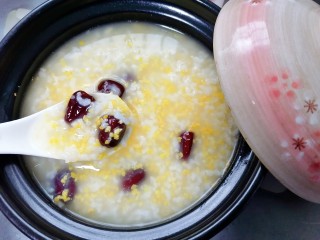 14、玉米渣粥,来张近图