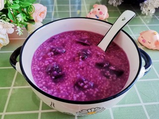 1、紫薯小米粥,成品图！