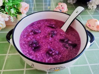 13、紫薯小米粥,成品图！