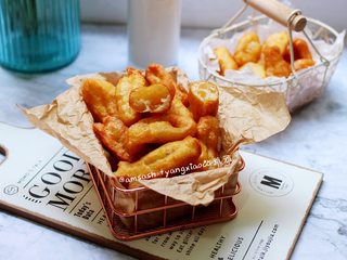 12、自制油条,成品图