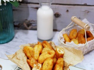 15、自制油条,成品图