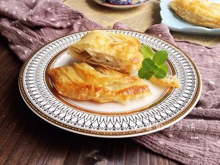 14、飞饼版  快手香蕉派,完成。