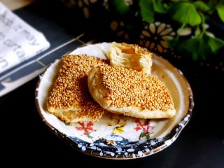 16、芝麻烧饼,成品