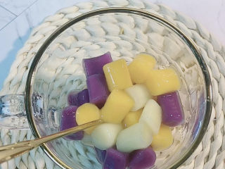 14、芋圆水果捞,杯子里➕芋圆