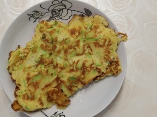 11、嫩西葫丝鸡蛋饼,松软可口