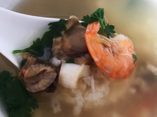 17、干贝海鲜粥,出锅~好鲜甜