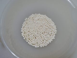 4、紫薯西米粥,然后加入西米