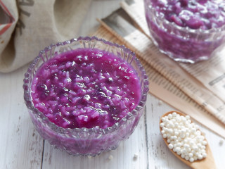 12、紫薯西米粥,成品图~ 