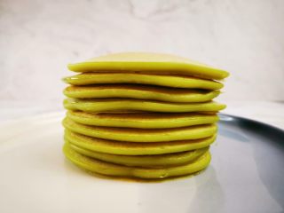 7、抹茶酸奶松饼,全部煎好