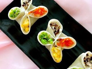 14、四喜饺子，让生活喜气洋洋,成品。