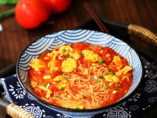 16、西红柿鸡蛋面,成品图