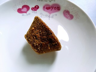 5、血糯米红豆红枣莲子粥,元宝黑糖一个