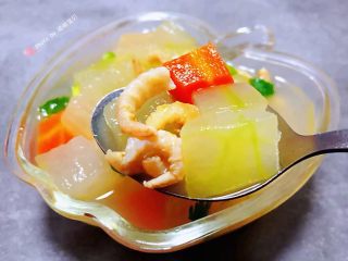 13、冬瓜虾米汤,冬瓜入口即化虾米鲜美无比回味无穷
