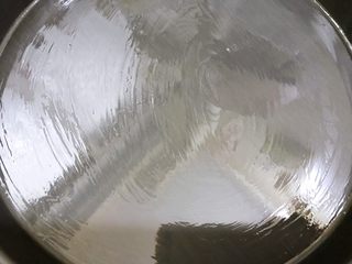 7、广式小吃——香甜Q弹伦教糕,披萨盘里刷一层薄油防粘