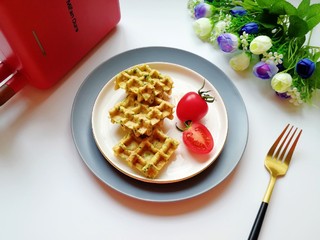 15、华夫鸡蛋饼,即使厨房小白也能轻松搞定。