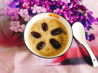 13、绿豆小米粥,成品图！