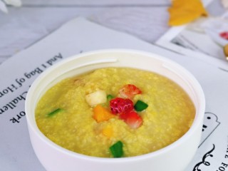 15、苹果小米粥,作为宝宝餐也超级赞呀！