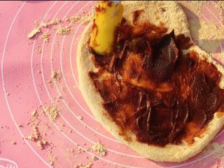 10、超简单驴打滚,抹上豆沙