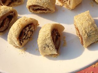 11、超简单驴打滚,卷起来哈哈哈就好了