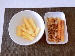 6、草莓山药,蒸熟后去皮