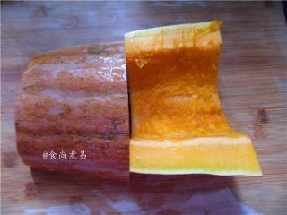 1、蓬松柔软马拉糕,老南瓜洗净去皮