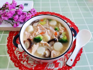 18、鸡肉山药粥,成品图！