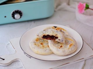 14、糯米豆沙饼,成品图