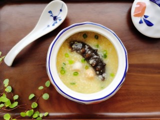 16、小米海参粥,喜欢的试试吧！