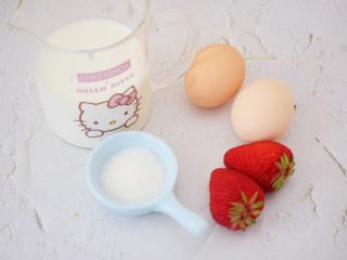 1、无需烤箱的奶香布丁,准备好材料