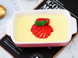 15、无需烤箱的奶香布丁,图四