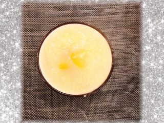 7、金桔雪梨双米粥,完成