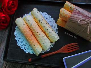 13、香酥蛋卷,美味、健康的小零食，早餐来几根也不错哦。