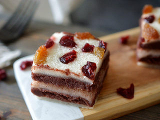 13、重阳糕,取出放凉后再切成小块享用