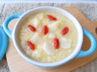 12、山药枸杞粥,粘稠有营养。