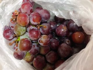 1、冰糖葡萄罐头,朋友自己种的葡萄刚摘下来送过来好多我就准备最一些甜品哦