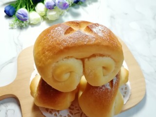 20、甜味面包卷,样子特别可爱。