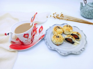 19、蛋黄酥,下午茶的标配(^_^)