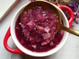 12、紫薯银耳粥,甜甜的